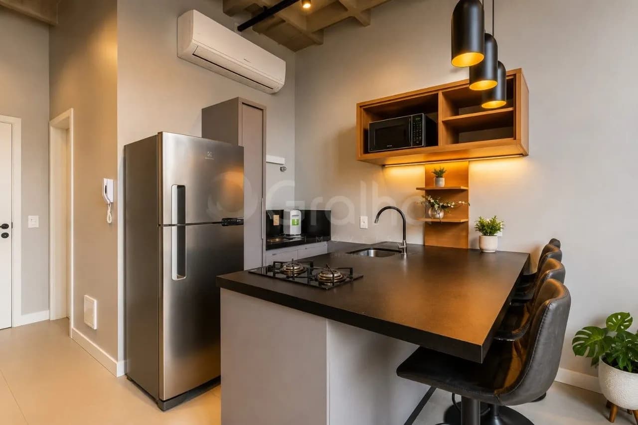 Estúdio para venda com 1 dormitório, em Canasvieiras com 34 m² — foto 2