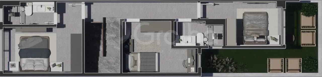 Casa para venda com 3 dormitórios em São João do Rio Vermelho com 107 m² — foto 2