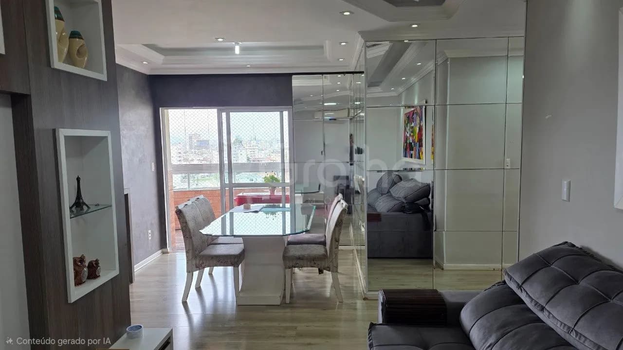 Apartamento para venda com 3 dormitórios em Nossa Senhora Do Rosario com 90 m² — foto 2