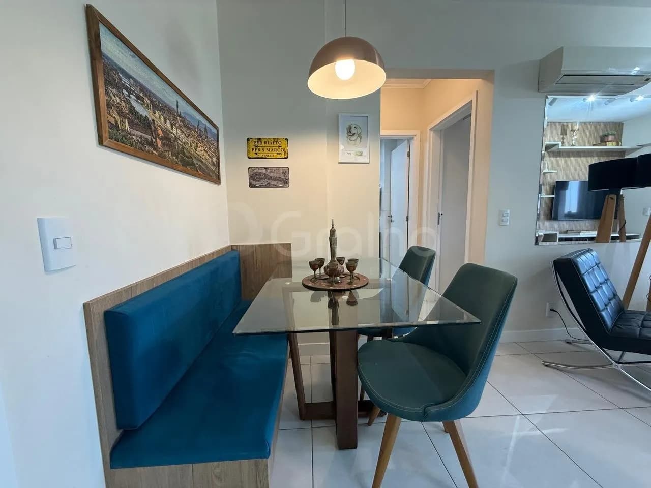Apartamento para venda com 1 dormitório, em Itacorubi com 53 m² — foto 2