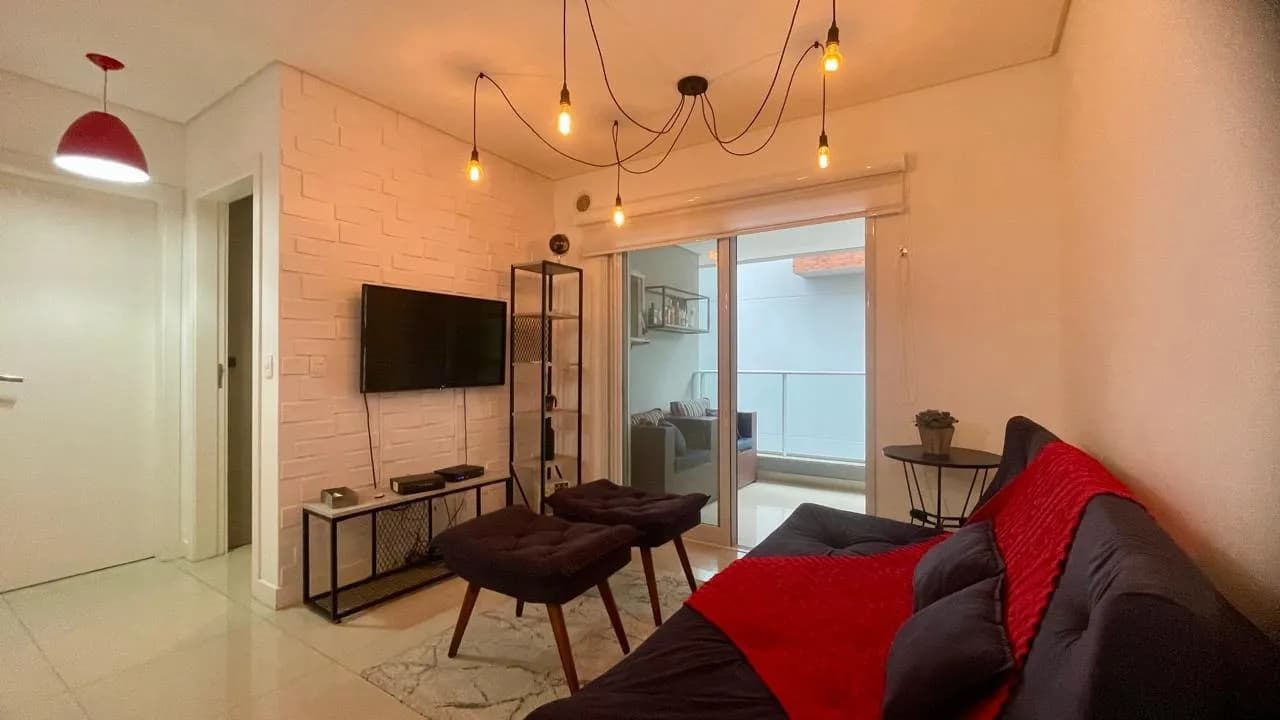 Apartamento para venda com 1 dormitório, em Jurerê com 49 m² — foto 2