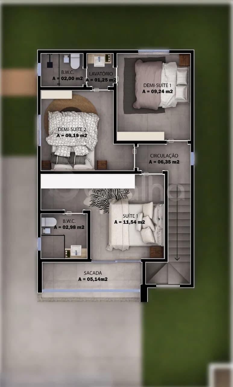 Casa para venda com 3 dormitórios em Canasvieiras com 117 m² — foto 3