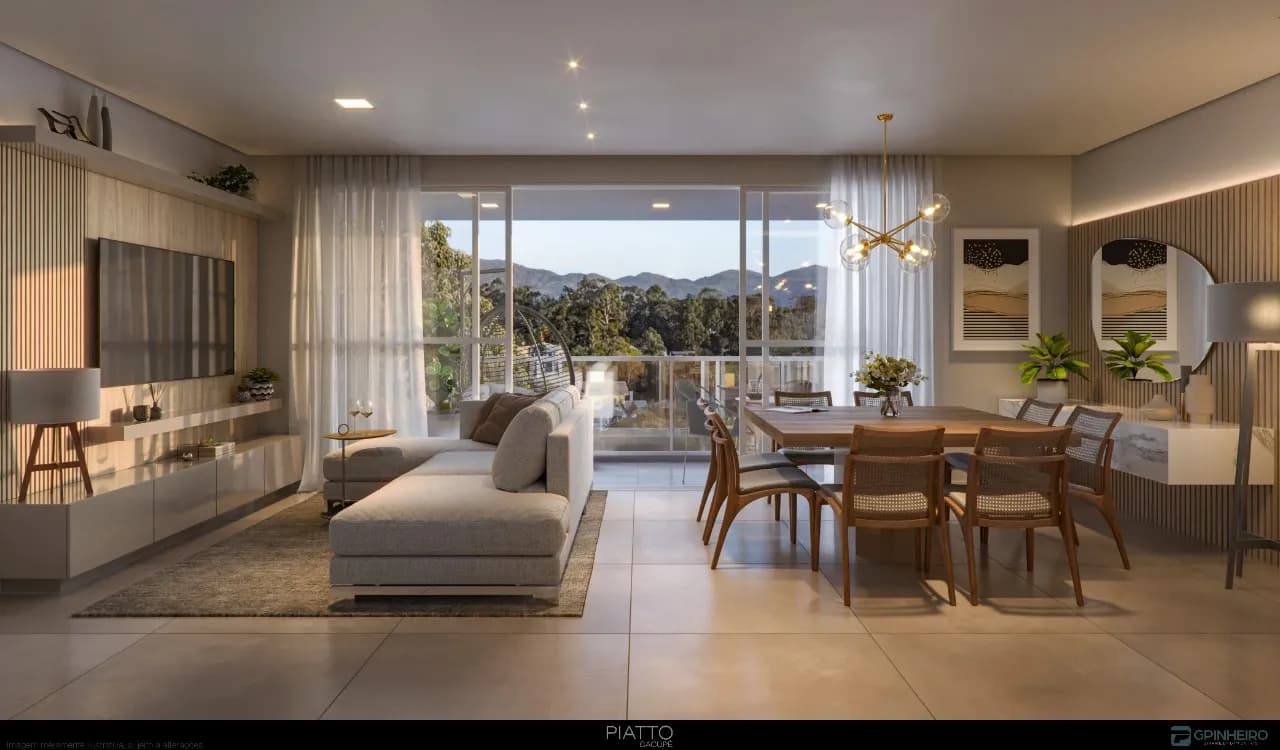 Apartamento para venda com 3 dormitórios em Cacupé com 128 m²